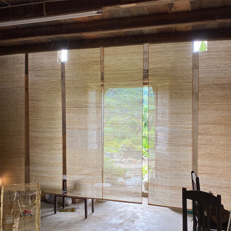 Shoji Screen Divider - Aqumotic-Translúcido Shading Partition Curtain, Tea Toalha