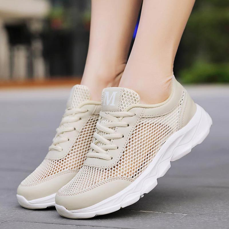 Japanese Lifestyle Store Online - Verão respirável tênis feminino malha sapatos