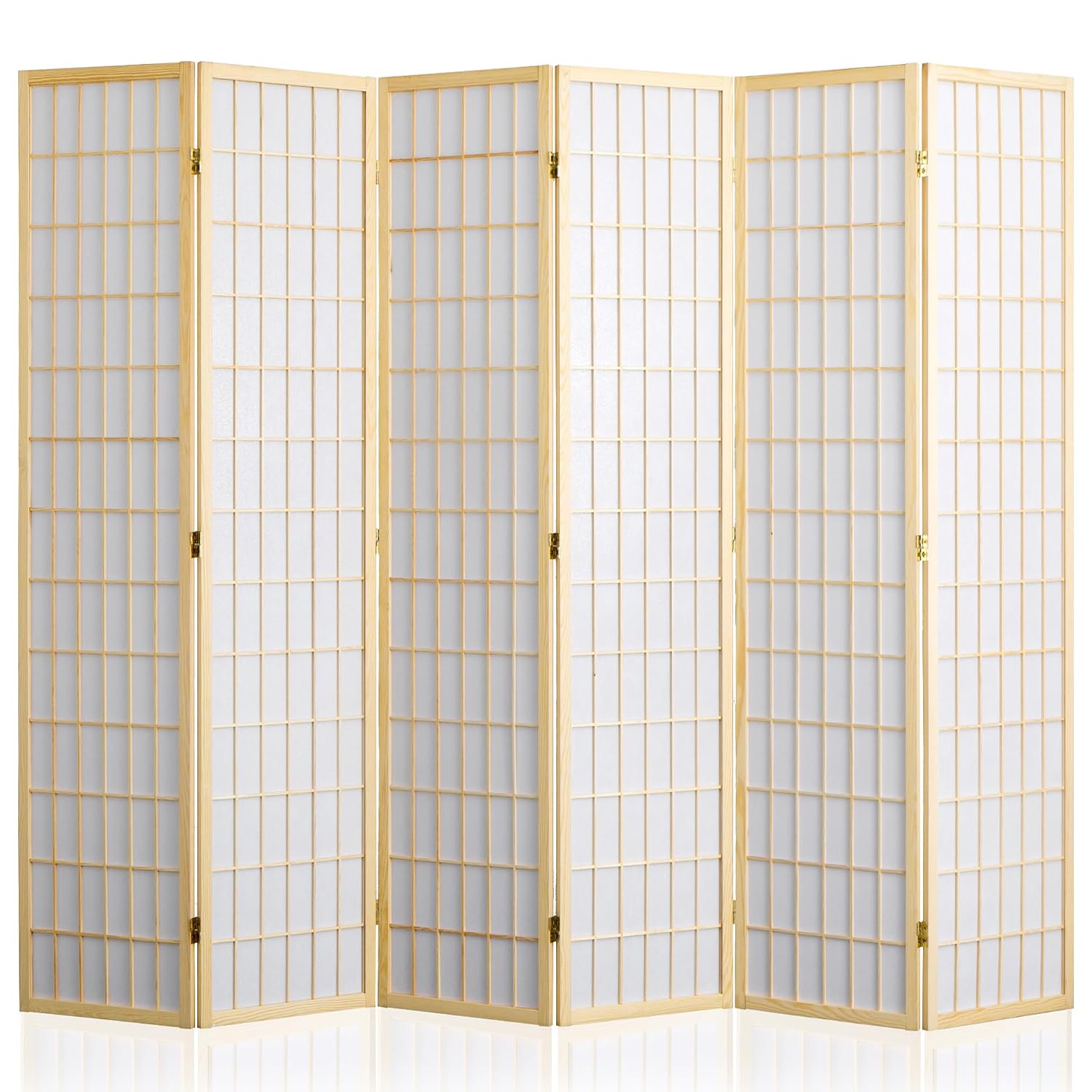 Shoji Screen Divider - Divisória de Ambiente Dobrável de 6
