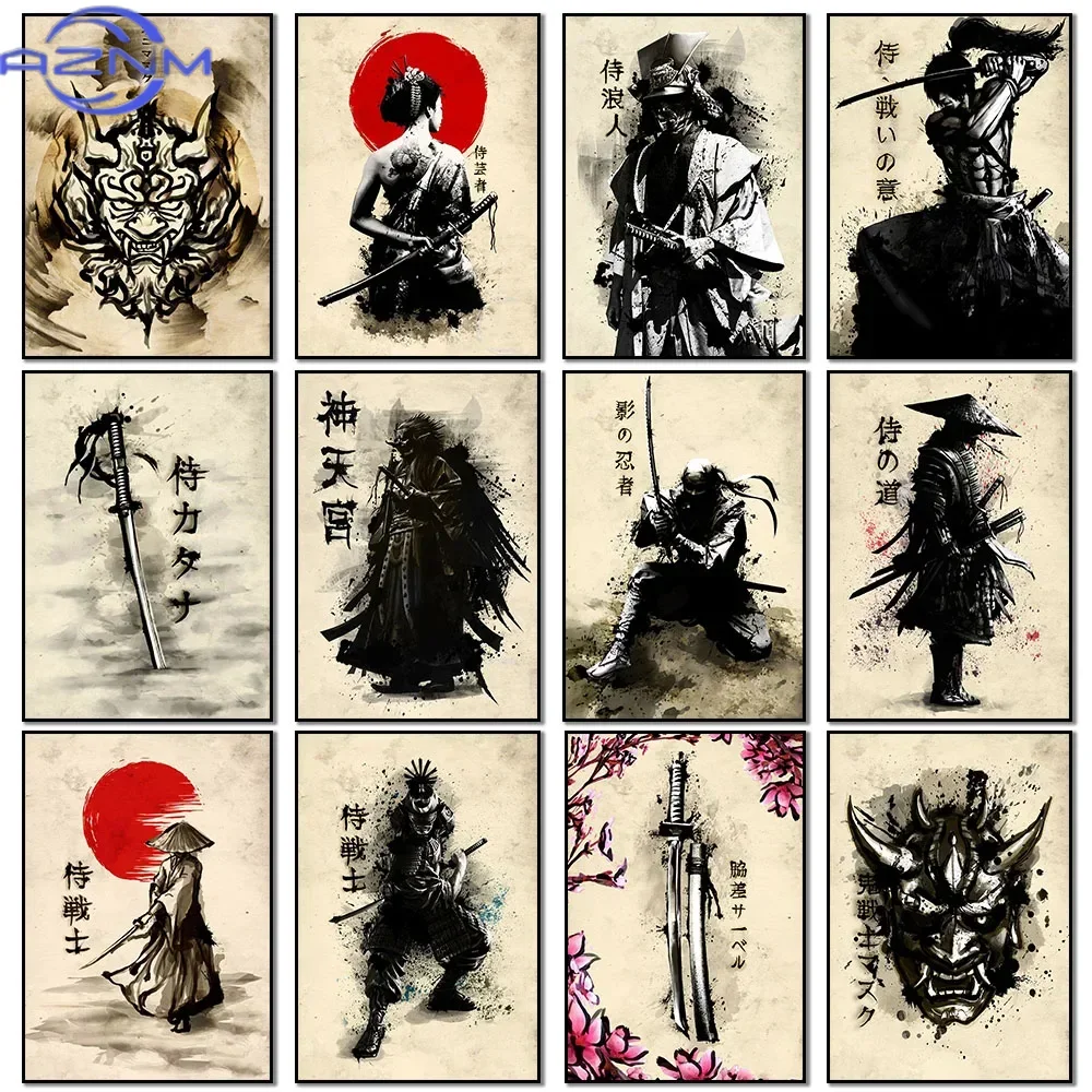 Lifestyle Of Japanese - Pintura em tela AZNM, arte de