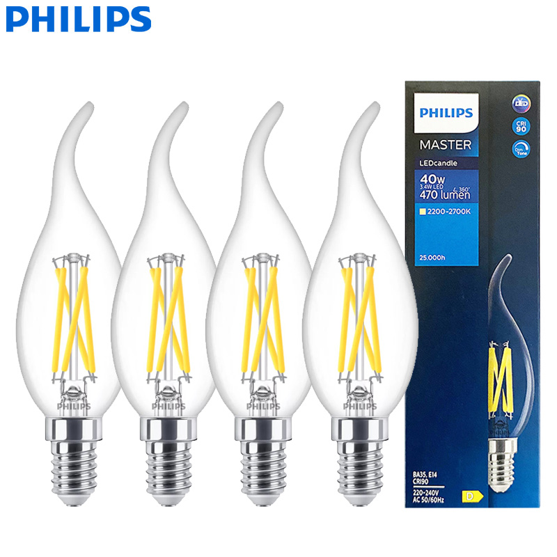 Philips Bulb Led Classic - Philips master led vela e14 lâmpadas
