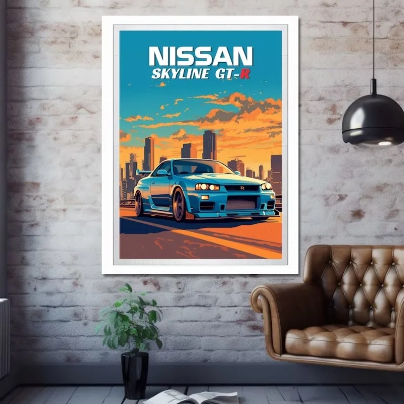 Pôster de Carro Esportivo Clás - Lifestyle Of Japanese avaliação e preço