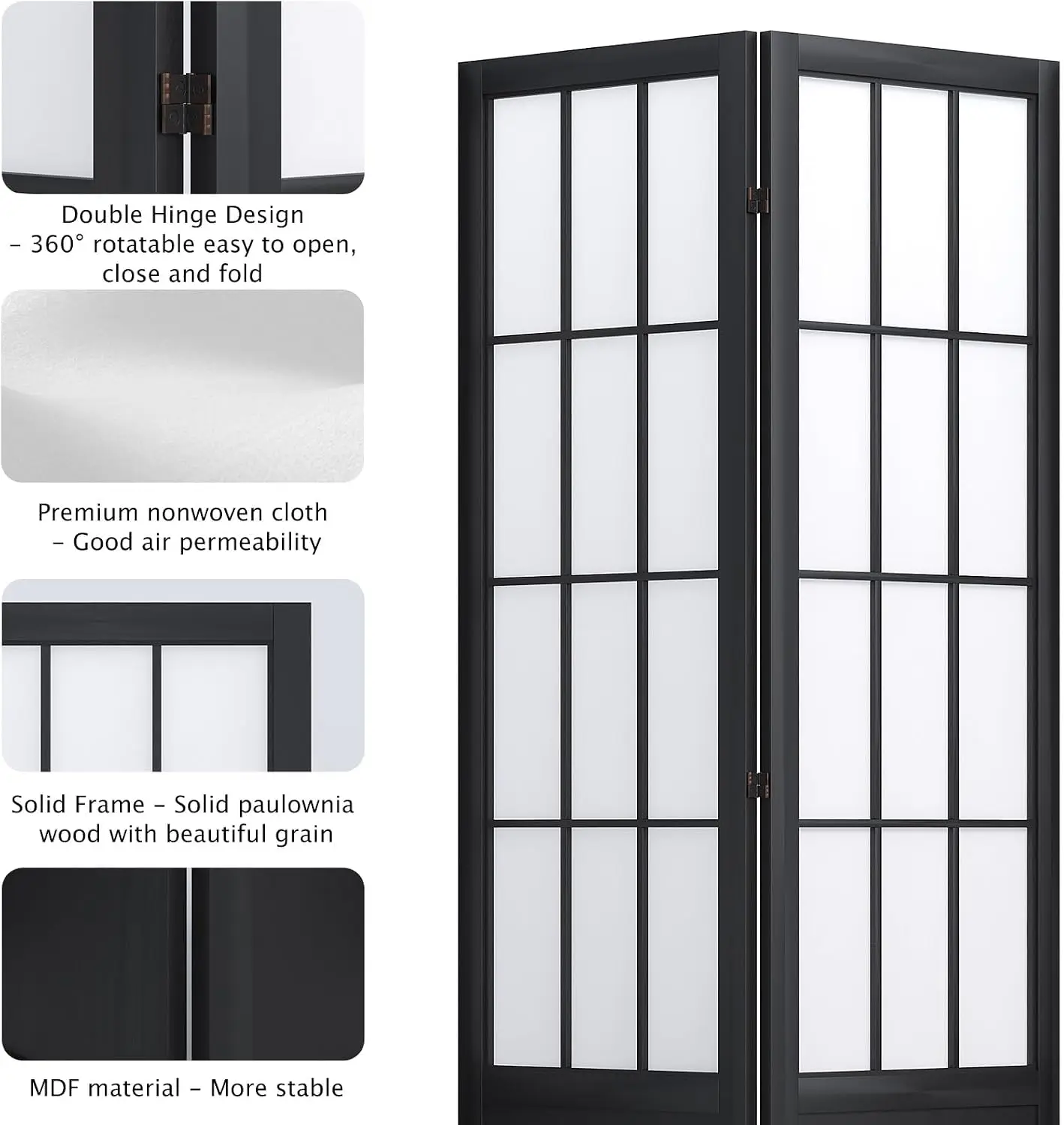 Divisória de Ambiente de 1,70m - Shoji Screen Divider avaliação e preço