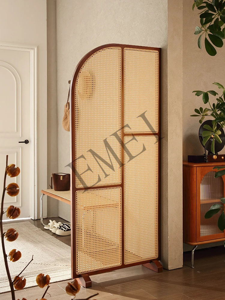 Retro Madeira Sólida Rattan Su - Shoji Screen Divider avaliação e preço