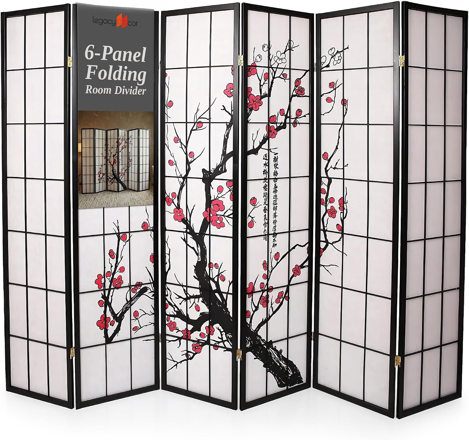 Divisória de Ambiente de 6 Pai - Shoji Screen Divider avaliação e preço
