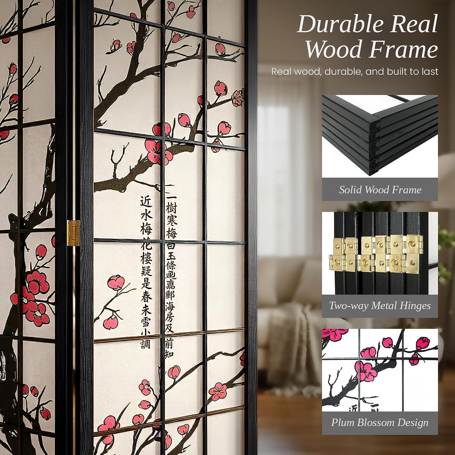 Divisória de Ambiente de 6 Pai - Shoji Screen Divider avaliação e preço
